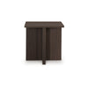 Ashley Zeny 2pc Coffee and Side Table Set | Geometric Cross Base Dark Brown BM328132