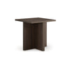 Ashley Zeny 2pc Coffee and Side Table Set | Geometric Cross Base Dark Brown BM328132