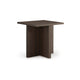 Ashley Zeny 2pc Coffee and Side Table Set | Geometric Cross Base Dark Brown BM328132