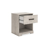 Ashley Shawn Nightstand I 1 Drawer and 1 Shelf I Light Gray Wood I 20’’ BM328137