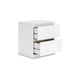 Ashley Onira Nightstand I 2 Spacious Drawers I Modern White Wood I 18’’ BM328145