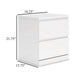Ashley Onira Nightstand I 2 Spacious Drawers I Modern White Wood I 18’’ BM328145