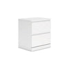 Ashley Onira Nightstand I 2 Spacious Drawers I Modern White Wood I 18’’ BM328145