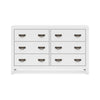 Ashley Feo Wide Dresser | 6 Drawers | White Okoume Finish | Solid Hardwood BM328164
