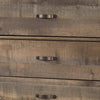 Ashley Zoey Tall Dresser Chest | 5 Storage Drawers | Rustic Brown Plank Style BM328167