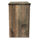 Ashley Zoey Nightstand w Drawer and Shelf | USB | Rustic Brown Plank Details BM328168