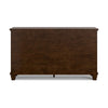 Ashley Reno Wide Dresser | 7 Storage Drawers | Nickel Round Knobs | Brown BM328173