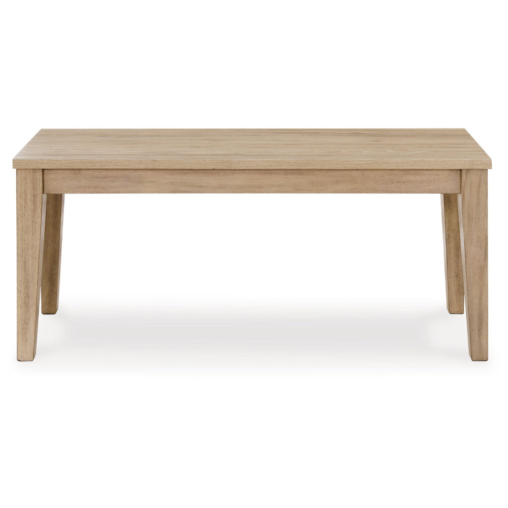 Ashley Glim Accent Dining Bench | 42’’ | Minimalist | Light Brown Hardwood BM328184