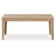 Ashley Glim Accent Dining Bench | 42’’ | Minimalist | Light Brown Hardwood BM328184