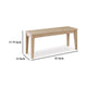 Ashley Glim Accent Dining Bench | 42’’ | Minimalist | Light Brown Hardwood BM328184