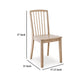 Ashley Glim Dining Side Chair Set of 2 | Brown Hardwood Seat w Slatted Back BM328185