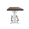Ashley Becy Counter Height Dining Table | 60’’ | White and Brown Pine Wood BM328191
