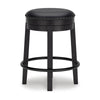 Ashley Becy Counter Height Swivel Stool | 24’’ | Black Faux Leather Seat BM328194