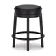 Ashley Becy Counter Height Swivel Stool | 24’’ | Black Faux Leather Seat BM328194