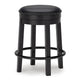 Ashley Becy Counter Height Swivel Stool | 24’’ | Black Faux Leather Seat BM328194