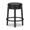 Ashley Becy Counter Height Swivel Stool | 24’’ | Black Faux Leather Seat BM328194