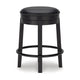 Ashley Becy Counter Height Swivel Stool | 24’’ | Black Faux Leather Seat BM328194
