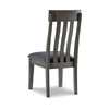Ashley Haly Dining Side Chair Set of 2 | Solid Wood Gray Frame | Fabric Seat BM328204