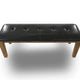 Ashley Raly Dining Bench | 50’’ | Plush Tufted Faux Leather Seat | Brown BM328206
