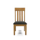 Ashley Raly Dining Side Chair Set of 2 | Brown Faux Leather | Slated Back BM328207