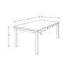 Ashley Raly Dining Table | Brown Wood Extendable 60-78’’ Top Butterfly Leaf BM328209