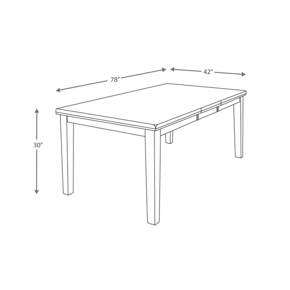 Ashley Raly Dining Table | Brown Wood Extendable 60-78’’ Top Butterfly Leaf BM328209