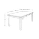 Ashley Raly Dining Table | Brown Wood Extendable 60-78’’ Top Butterfly Leaf BM328209