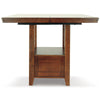 Ashley Raly Counter Height Dining Table | Extendable 42-60’’ | Leaf | Brown BM328210