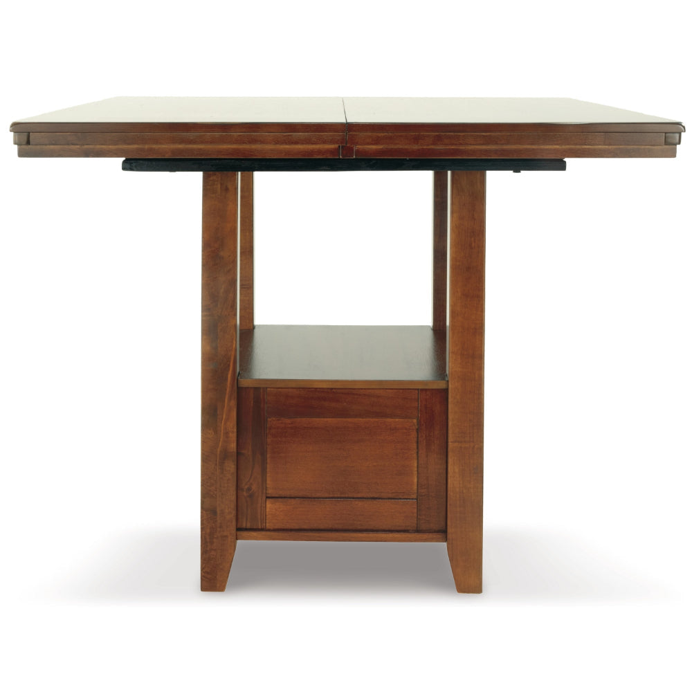 Ashley Raly Counter Height Dining Table | Extendable 42-60’’ | Leaf | Brown BM328210