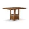 Ashley Raly Counter Height Dining Table | Extendable 42-60" | Leaf | Brown