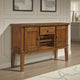 Ashley Raly Dining Sideboard Server | 56" | Wine Rack and 2 Cabinets | Brown