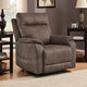 Ashley Mead Power Recliner Chair | Heat | Massage | 35" Brown Faux Leather