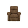 Ashley Woli Manual Rocker Recliner Chair | 39’’ Classic Brown Faux Leather BM328219