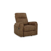 Ashley Woli Manual Rocker Recliner Chair | 39’’ Classic Brown Faux Leather BM328219