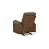 Ashley Woli Manual Rocker Recliner Chair | 39’’ Classic Brown Faux Leather BM328219