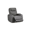 Ashley Scon Power Recliner Chair | 37’’ | LED Light | Gray Faux Leather BM328222