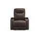 Ashley Scon Power Recliner Chair | 37’’ | LED Light | Brown Faux Leather BM328223