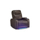 Ashley Scon Power Recliner Chair | 37’’ | LED Light | Brown Faux Leather BM328223