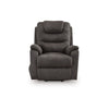 Ashley Fily Power Lift Recliner Chair | Heat Massage 40’’ Gray Faux Leather BM328226