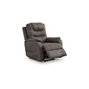 Ashley Fily Power Lift Recliner Chair | Heat Massage 40’’ Gray Faux Leather BM328226