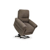 Ashley Auro Power Lift Recliner Chair | Heat Massage | Taupe Brown Polyester BM328227