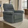 Ashley Auro Power Lift Recliner Chair | Heat | Massage | 39" | Gray Polyester