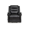Ashley Otim Power Lift Recliner Chair | 35’’ | Heat Massage Black Faux Leather BM328230