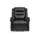 Ashley Otim Power Lift Recliner Chair | 35’’ | Heat Massage Black Faux Leather BM328230
