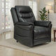 Ashley Otim Power Lift Recliner Chair | 35" | Heat Massage Black Faux Leather