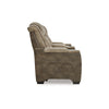 Ashley Corbin Power Reclining Loveseat | 75’’ | Brown Faux Leather | USB Port BM328232