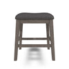 Ashley Caity Counter Height Stool Set of 2 | Gray Wood Frame | Cushioned Seat BM328241