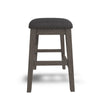 Ashley Caity Counter Height Stool Set of 2 | Gray Wood Frame | Cushioned Seat BM328241