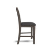 Ashley Caity Counter Height Chair Set of 2 | Gray Acacia Wood | X Shaped Back BM328242