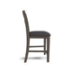 Ashley Caity Counter Height Chair Set of 2 | Gray Acacia Wood | X Shaped Back BM328242